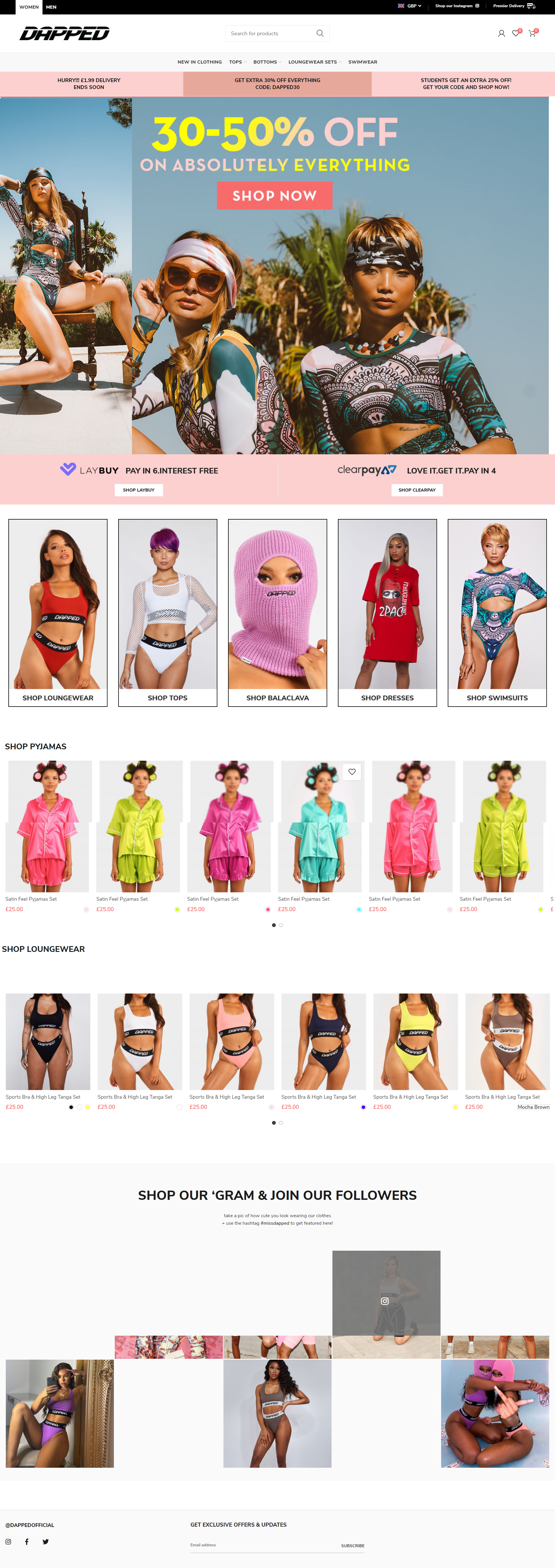 Dapped website