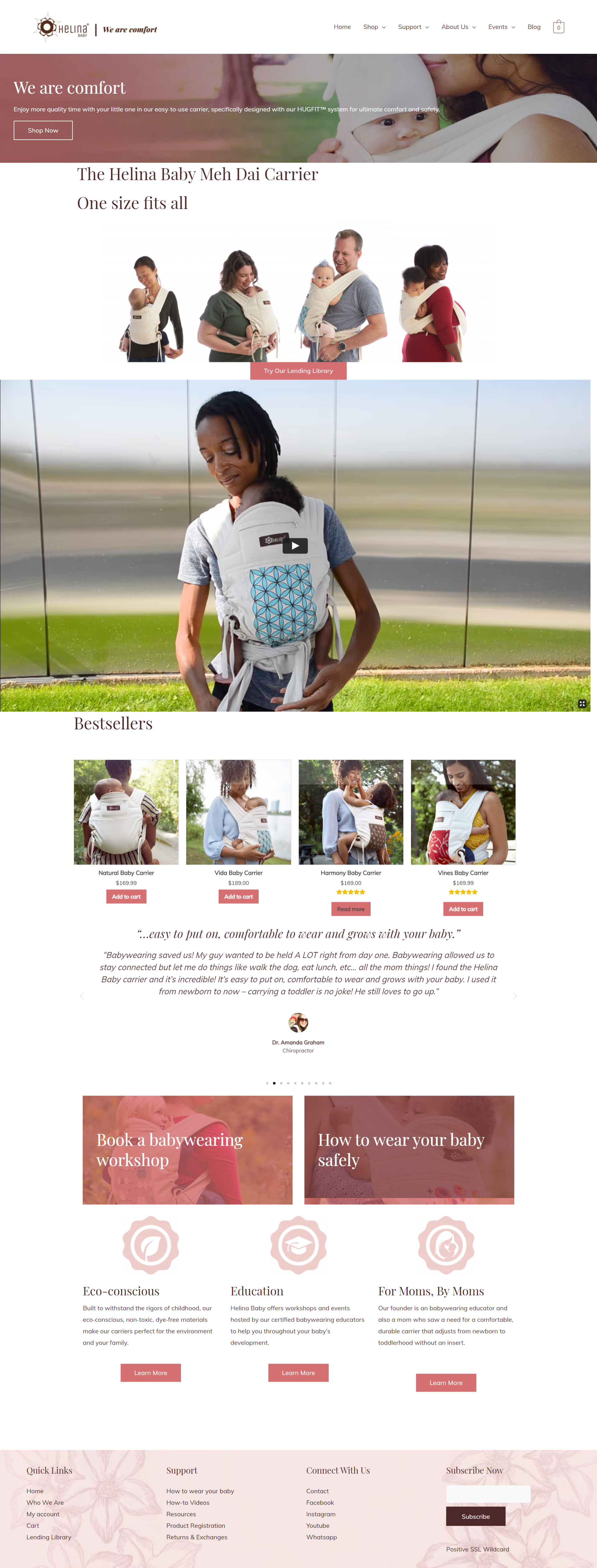 Helina website