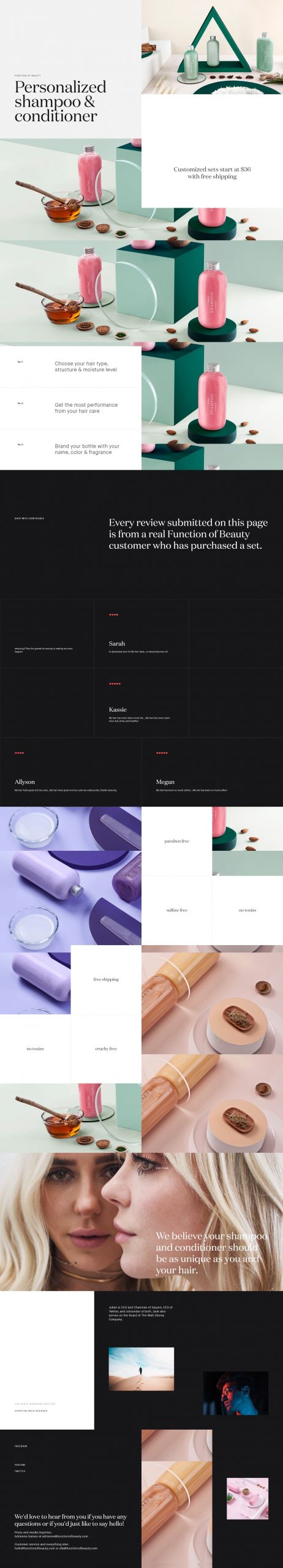 Function Of Beauty website