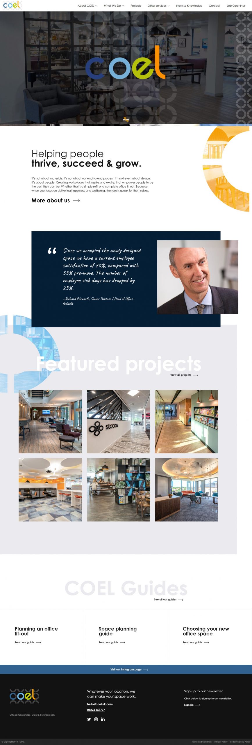 Coel website