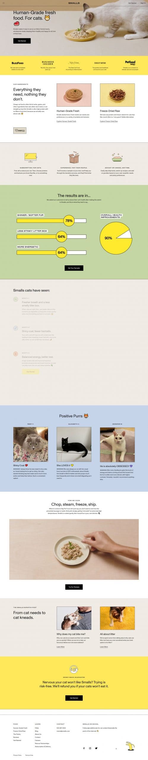 Smalls website