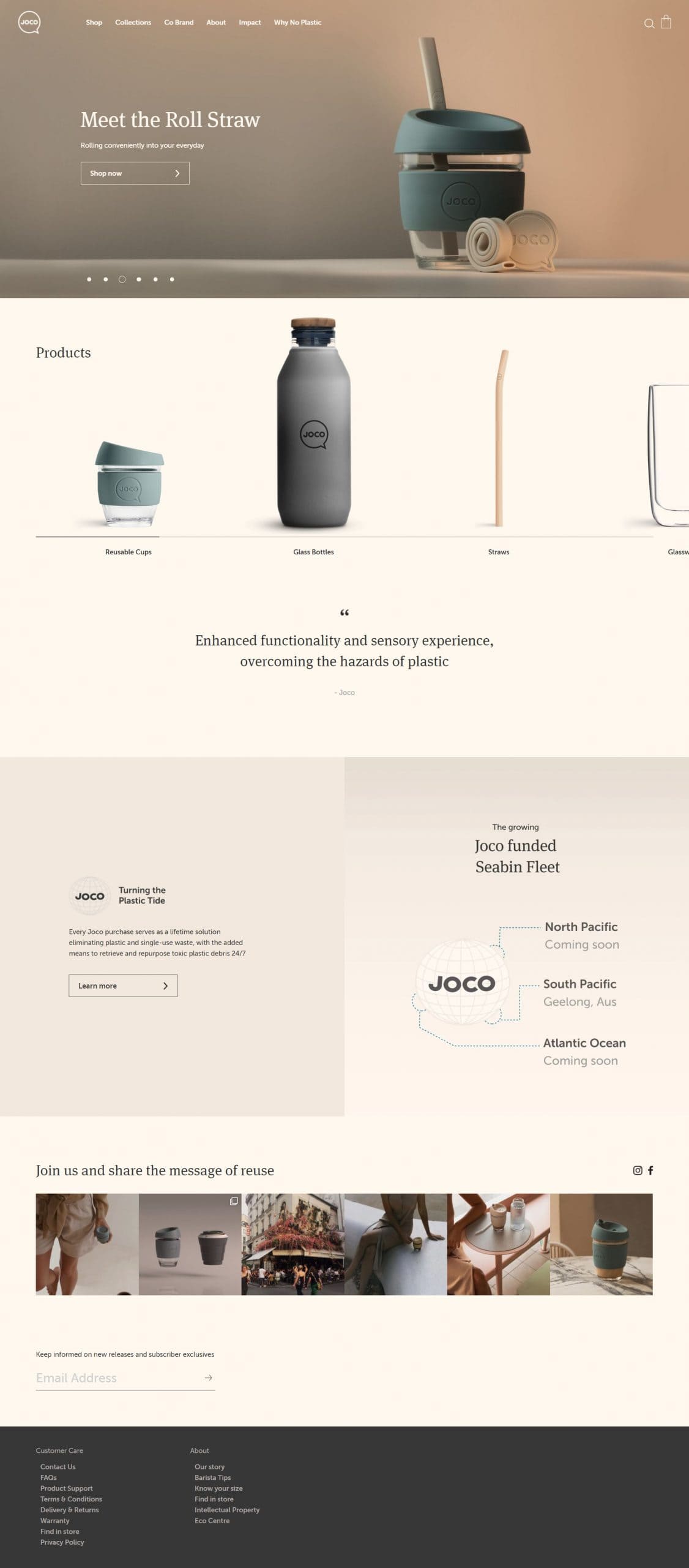 Jococups website
