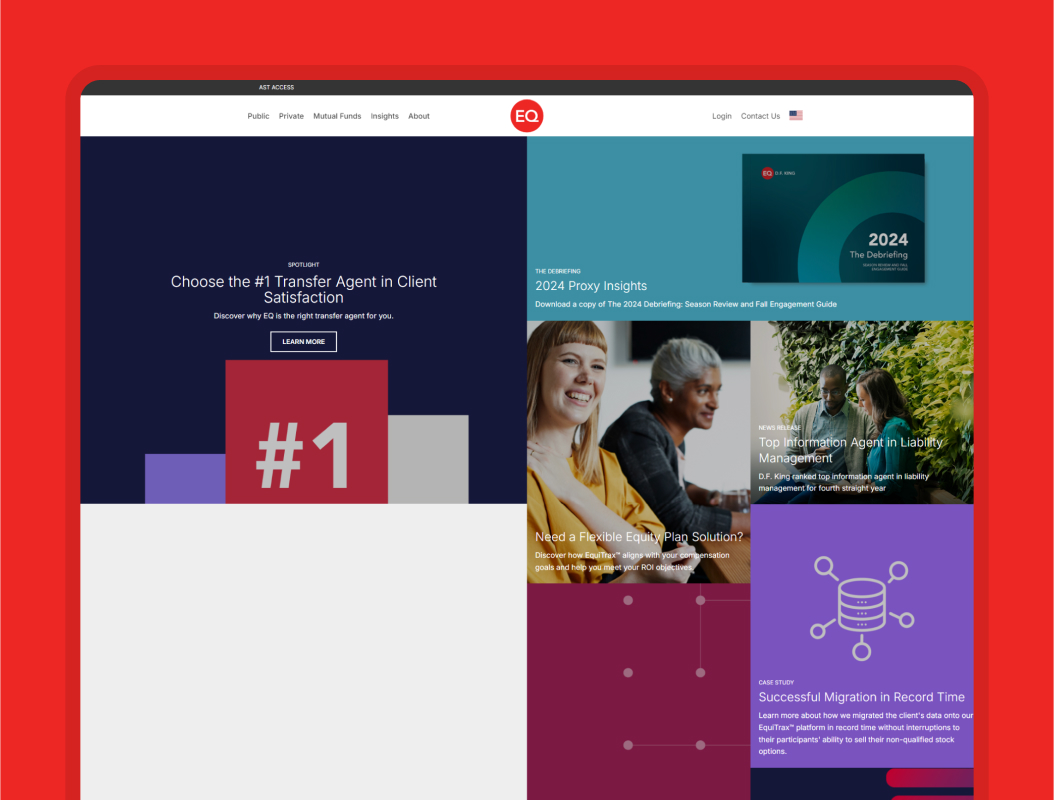 Equiniti website