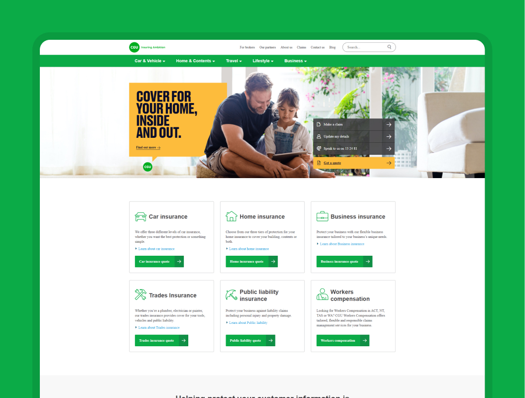 Cgu website