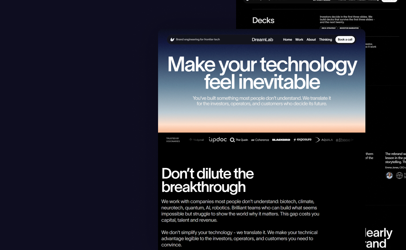 DreamLab website