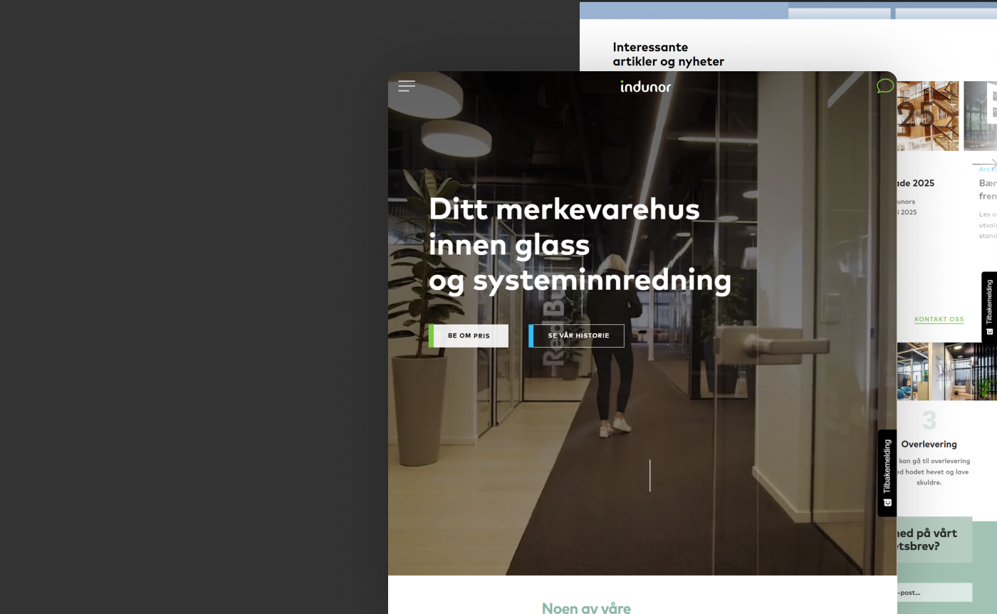 Indunor website