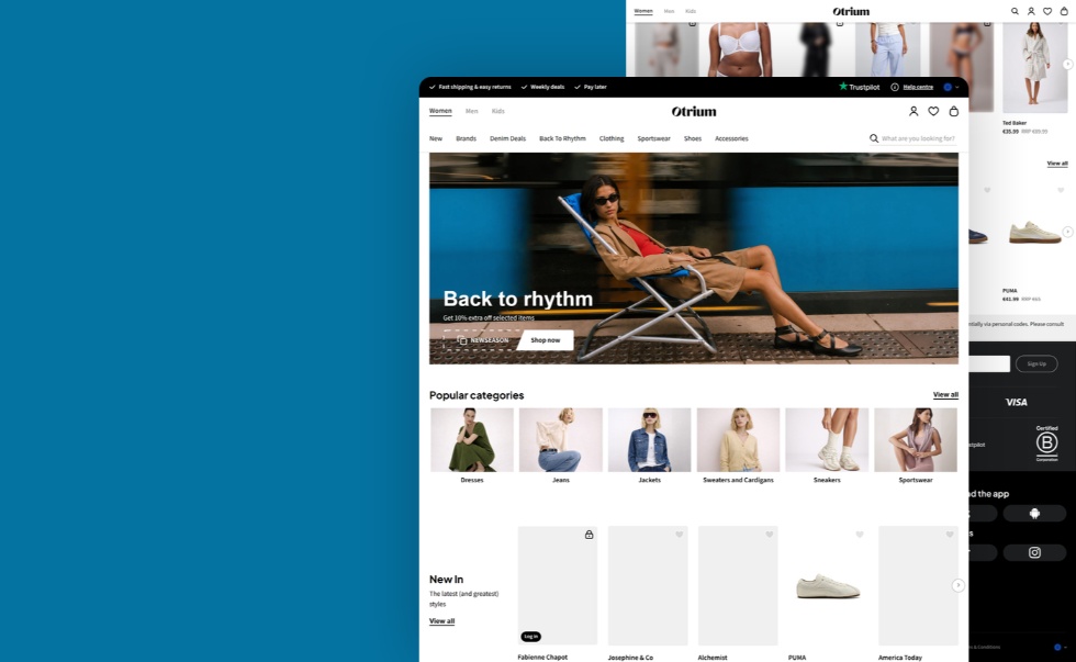 Otrium website screenshot